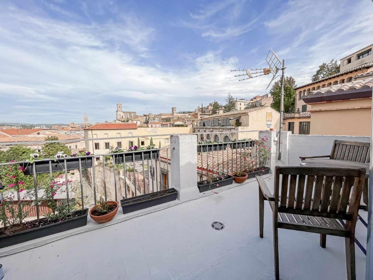 Romantic Duplex With Terrace And Great Views 지로나 외부 사진